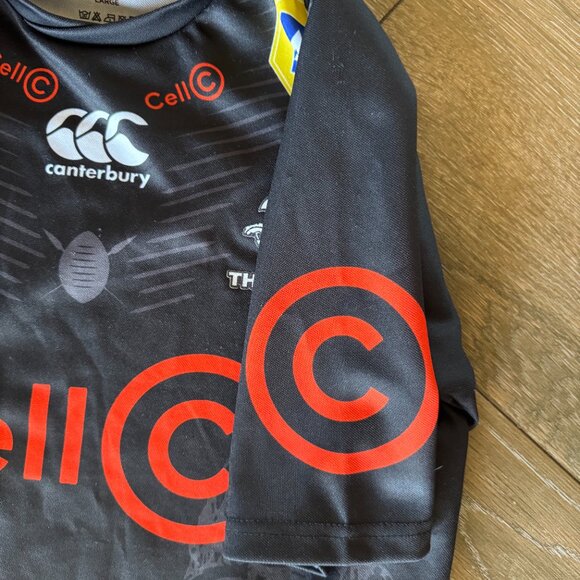 2019 Sharks Rugby Jersey by Canterbury South Africa super Rugby size Large - Picture 5 of 9